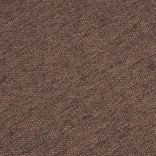 Arm Dining Chair Fabric Long Skirt Slipcovered High Back Upholstered Dinner - color: Brown, size: 1 PC