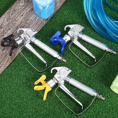 Threlaco 3 Sets 3600PSI Airless Paint Spray Gun with 513/515/519 Tips