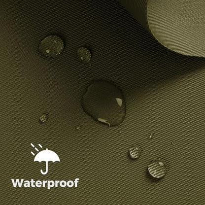 Waterproof Nylon Fabric 420D Twill Fabric by the Yard 58x36 Inch Amy Green - color: Army Green, size: Pre Cut 1 Yard
