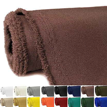 Waterproof Upholstery Fabric by the Yard 600D Oxford, Brown - color: Brown, size: 2 Yards 72" x 58"