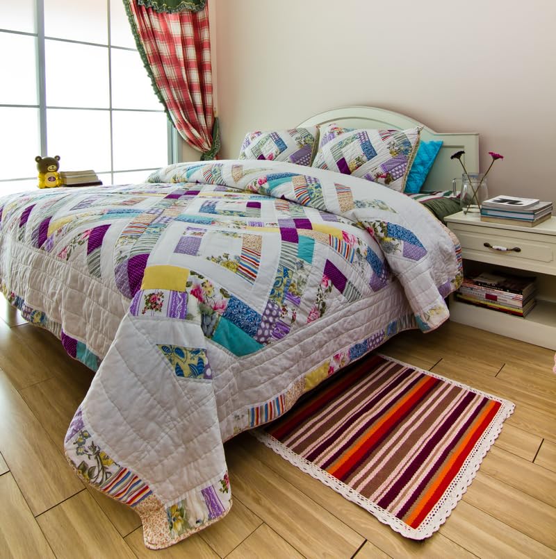 LENAILIN 45X60 Inches 200GSM Cotton Quilt Batting, Crib Size - size: 45" x 60"
