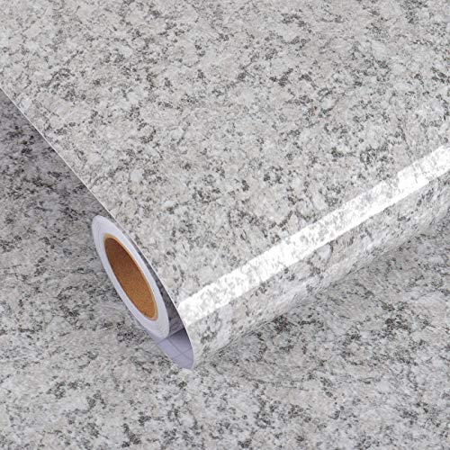 Livelynine Granite Countertop Contact Paper Waterproof Self Adhesive Marble Wallpaper Peel and Stick Countertops for Kitchen Counter Tops Table Bathroom Desk Cover Removable Wall Paper 15.8x78.8 Inch - size: 15.8"W x 78.8"L