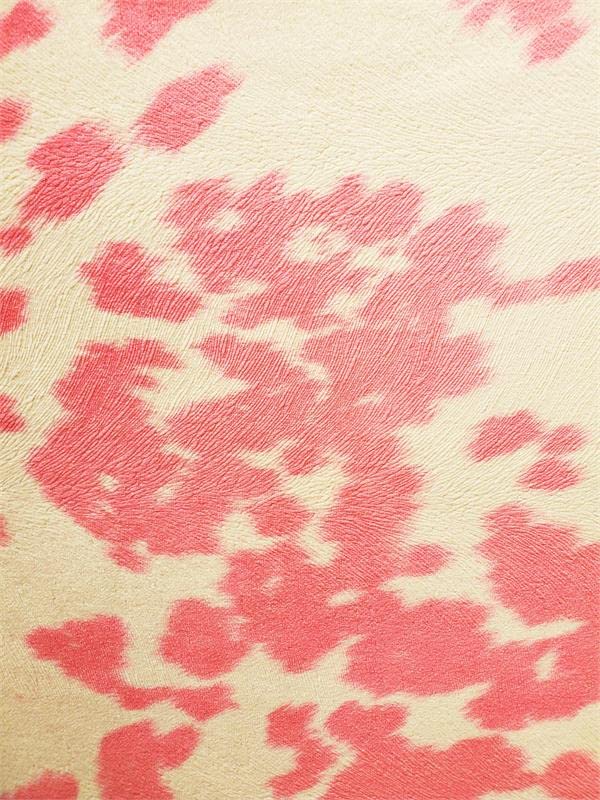 Velvet Suede Fabric Cow Print Pink / 54" Wide/Sold by the Yard