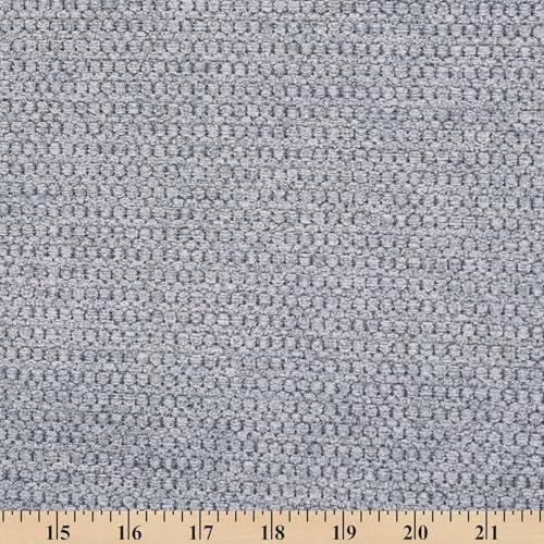 Textured Chenille Jacquard Upholstery Heavy Duty Polyester 58" Fabric by The Yard (Grey, 1 Yard) - color: Grey, size: 1 Yard