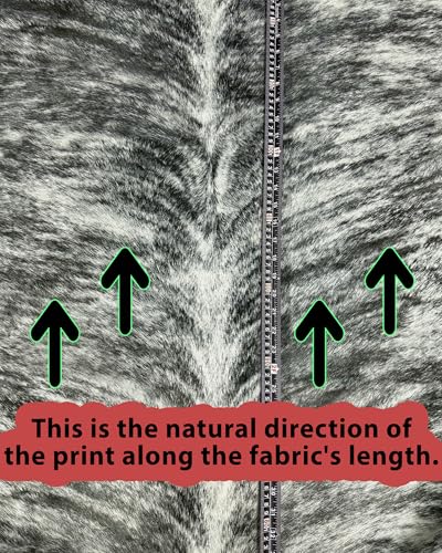 Suede Velvet Horse Belly Print Fabric Roadhouse Upholstery / 54" Wide/Sold By The Continuous Yard, for Cushions, Craft Fabric for Bags and Pillows, Seating, Furniture Upholstery - Pewter Gray