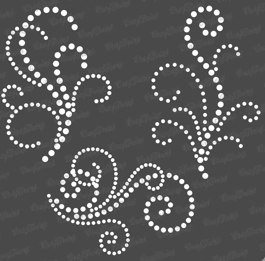 CrafTreat Reusable Slanting Polka Dot Stencils for Painting on Wood, Wall, Furniture, Canvas, Paper, Fabric, Floor & Tile – Dot Pattern DIY Craft Paint Stencil 6x6 Inches