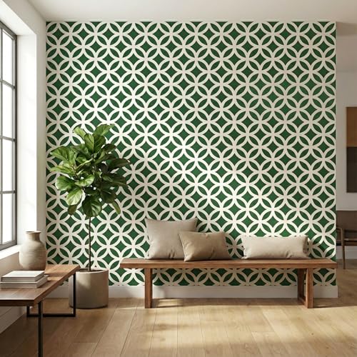 16 Pcs Large Geometric Stencils for Painting, Wall Tile Patterns 12 Inch - color: Geo02, size: 12 Inch