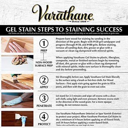 Varathane Premium Provincial Gel Stain - color: Provincial, size: Quart (Pack of 2)
