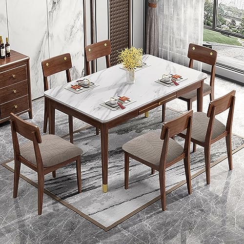 Genina Waterproof Seat Covers for Dining Room Chairs, Stretch Chair Seat Covers Removable Washable Dinning Room Kitchen Chair Cushion Slipcovers (Leaves-Taupe, 4 PCS) - color: Leaves-taupe, size: 4 PCS