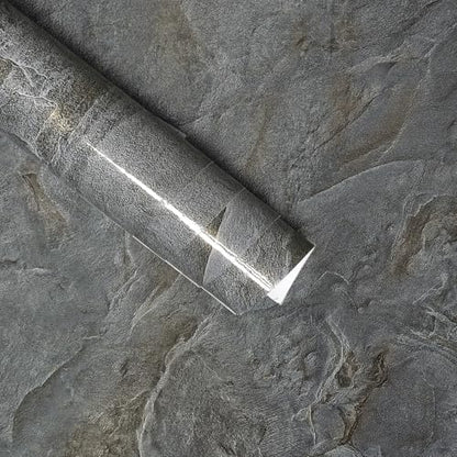Gray Stone Marble Contact Paper Peel and Stick kitchen Counter top Wallpaper32"x354" Granite Light Brown Textured Waterproof Sticker for Barthroom Restroom Countertops Backsplash Vinyl Wrap Wall Paper - color: Grey gold, size: 32" x 354"