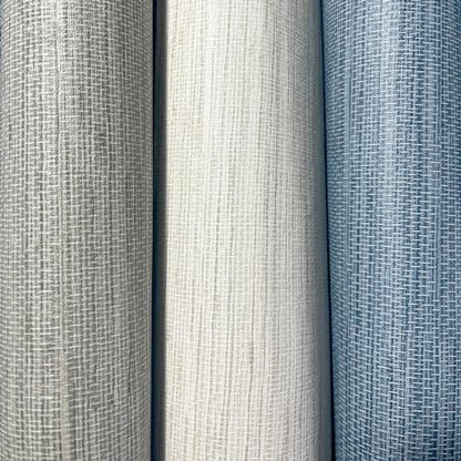 JiffDiff Grasscloth Wallpaper Peel and Stick Cream Grassweave Peel & Stick Wallpaper Textured Wallpaper Contact Paper 17.3"x118" - color: Beige, size: 17.3" x 118"