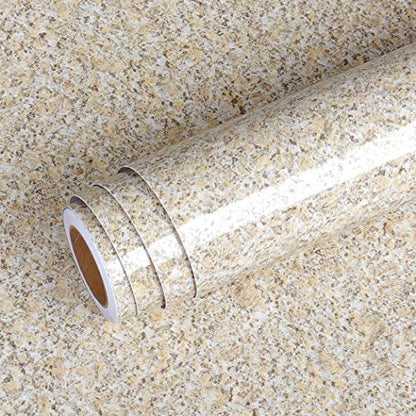 Livelynine 24 X197inch Brown Granite Peel and Stick Countertops Waterproof Contact Paper for Bathroom Counter Top Covers Kitchen Wallpaper Self Adhesive Renter Friendly Countertop Vinyl Wrap Laminate - size: 24" x 197"