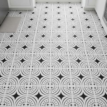2-Pack 12" x 12" Boho Star Dot Stencils for Painting Floor, Tile, Patio
