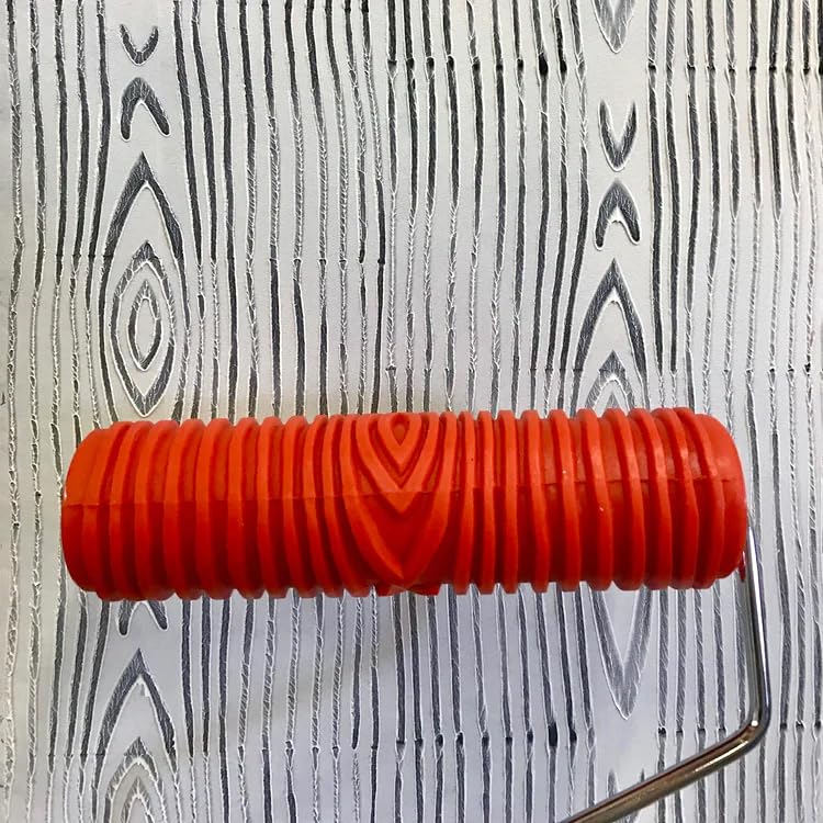 Decorative Art Texture Roller - 7" Roller (Wood Grain Pattern) - color: Wood Grain Pattern