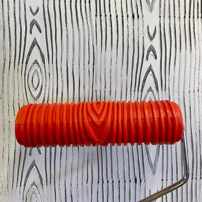 Decorative Art Texture Roller - 7" Roller (Wood Grain Pattern) - color: Wood Grain Pattern
