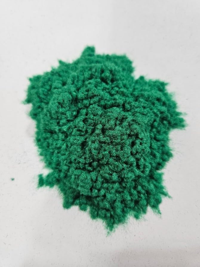 Fowl Flocker Flocking Kit 1oz Flock (Green) with 2 Ounce Color Matched Acrylic Paint/Adhesive and Applicator - color: Green