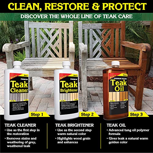 STAR BRITE Premium Outdoor Teak Cleaner - style: 128 oz