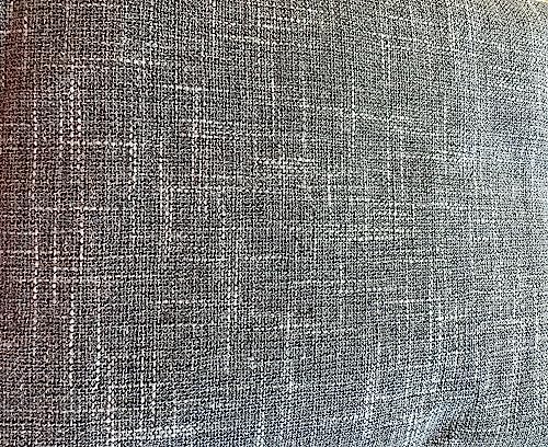 OctoRose Thick Linen-Silver, 1 Yard (36 x59 inch) Upholstery Sewing Fabrics for Sofa, Futon, Box Cushion, Daybed Mattress, Bench, Ottoman Cut by The Yard (Linen-Silver, 1 Yard) - color: Linen-silver