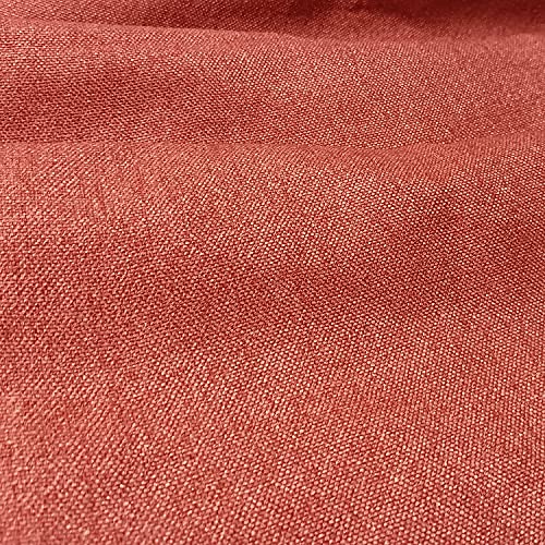 11OZ Polyester Blend Upholstery Sewing Fabric by The Yard Width 57 Inches Brick Red - color: Brick Red, size: 1 yard