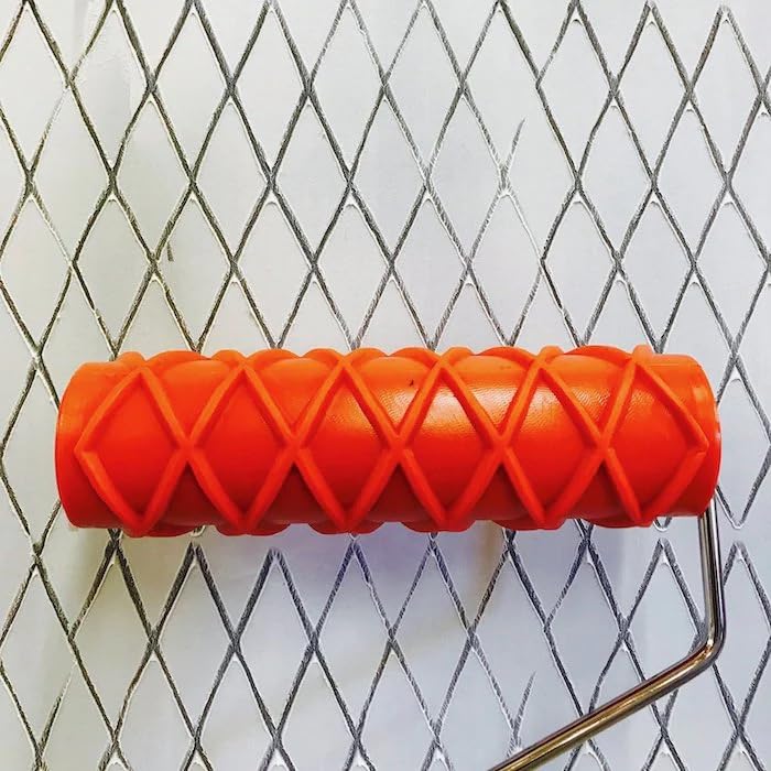 Decorative Art Texture Roller - 7" Roller (Diamond Pattern) - color: Diamond Pattern