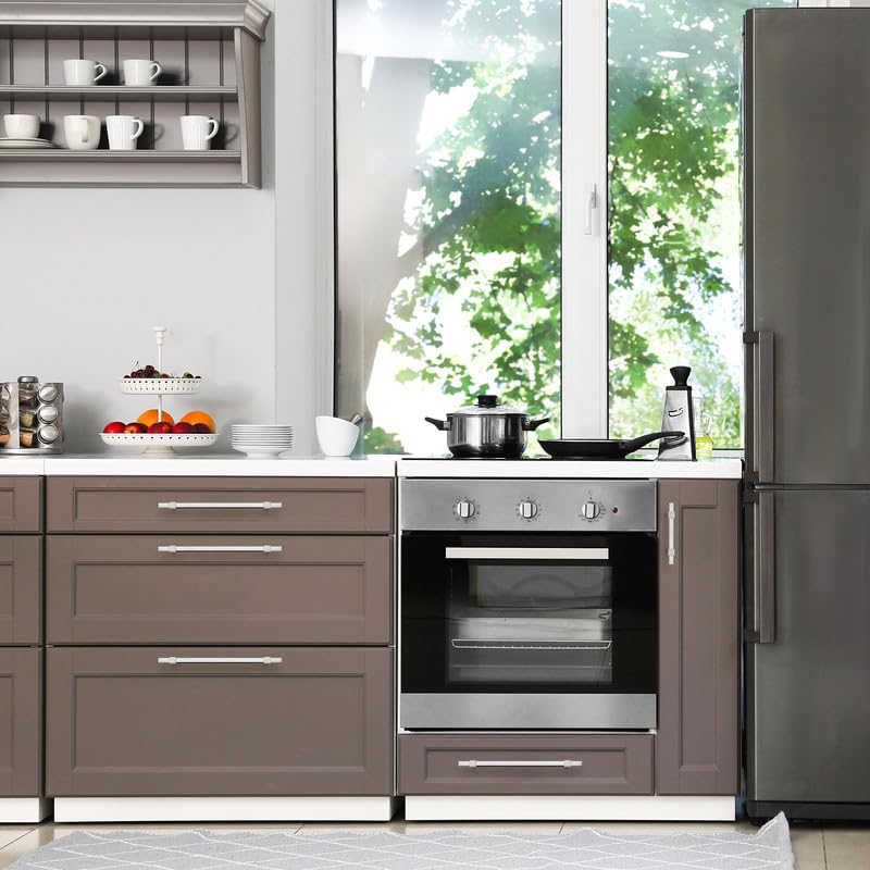30 Pack Brushed Nickel Cabinet Handles, 7-1/2" Hole Center Drawer Pulls - color: Brushed Nickel, size: 7-1/2 Inch Hole Center
