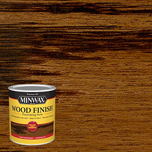 Minwax 1 qt Minwax 70050 Espresso Wood Finish Oil-Based Wood Stain - color: Espresso, size: 0.25 Gallon
