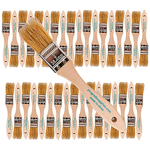 Pro Grade 1" Chip Brushes, Disposable Paint Brushes, for Touch Up, 36 Pack