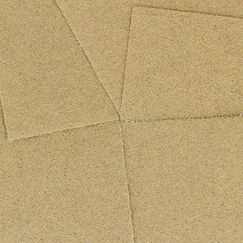 Dura-Gold Premium 1/4 Sheet Gold Sandpaper Sheets, 80 Grit (Box of 25) - size: 80-Grit