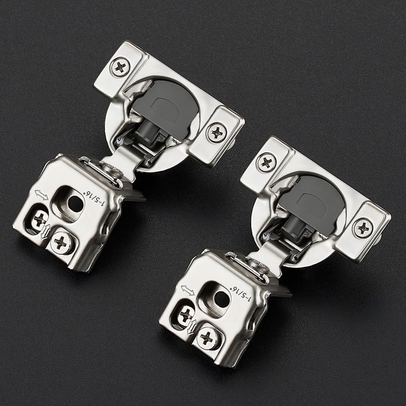 Ravinte 1-5/16 Inch Overlay Soft Close Hinge Kitchen Cabinet Hinges 2 Pack - size: 1-5/16 inch Overlay