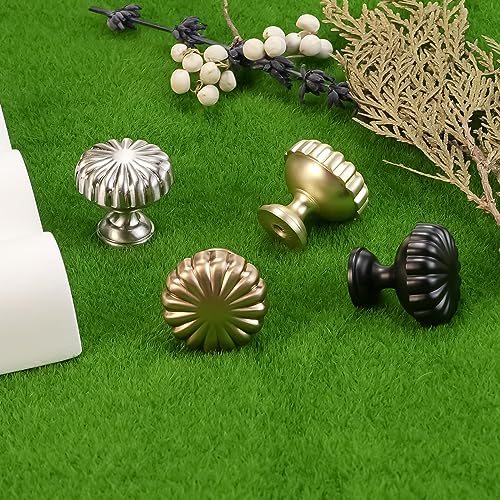 10 Pack Matte Black Kitchen Cabinet Knobs Black Drawer Knobs Kitchen Cabinet Hardware Solid Handles Dresser Handles - color: Matte Black