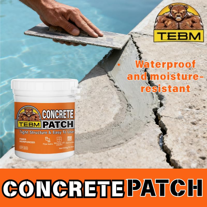 Elastomeric Patch for Stucco and Concrete - Textured & Smooth Patching Compounds - Fills Cracks, Holes, and Imperfections in Masonry, Stucco, Wood