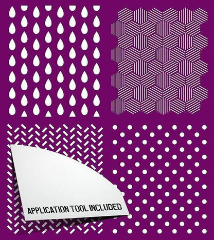 Dixie Belle Paint Company Silkscreen Stencil - Patterns 8� x 9� - 3 Pack - style: Patterns