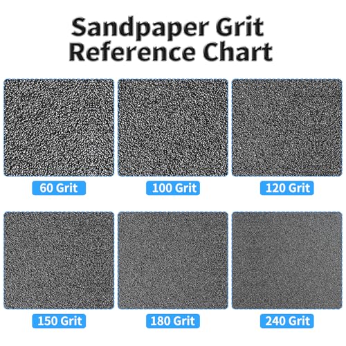12 Pcs Detail Sander Sandpaper, 80 Grit Triangular Sandpapers - size: 80 Grit