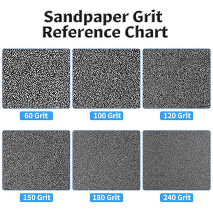 12 Pcs Detail Sander Sandpaper, 80 Grit Triangular Sandpapers - size: 80 Grit