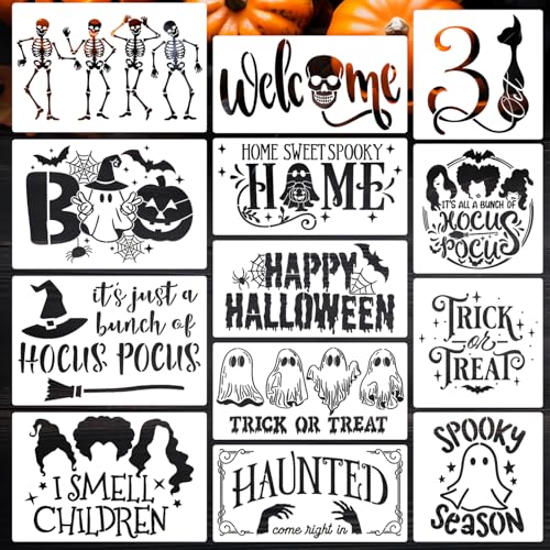 Halloween Stencils for Crafts Reusable Halloween Stencils for Door Mats