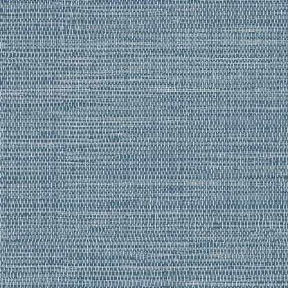 JiffDiff Grasscloth Wallpaper Peel and Stick Blue Grassweave Stick on Wallpaper Textured Self Adhesive Wall Paper Contact Paper 787" x 17.3" - color: Dark Blue, size: 17.3" x 787"