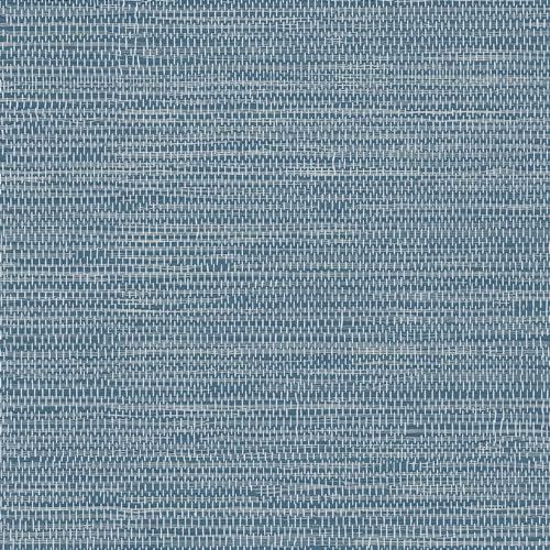 JiffDiff Grasscloth Wallpaper Peel and Stick Blue Grassweave Stick on Wallpaper Textured Self Adhesive Wall Paper Contact Paper 787" x 17.3" - color: Dark Blue, size: 17.3" x 787"