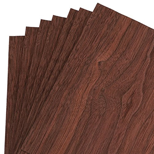 Walnut Veneer 8" X 8", 7-Piece