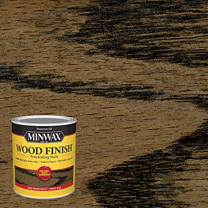 Minwax Wood Finish, Ebony, 1 Quart - color: Ebony, size: 0.25 Gallon