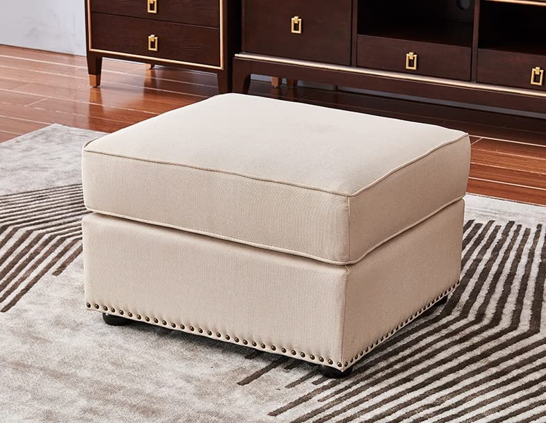 Maricome 2 Inch Black Bun Feet for Furniture Set of 4 Pre-drilled M8 Bolt Round Ottoman Couch Sofa Legs - color: Black