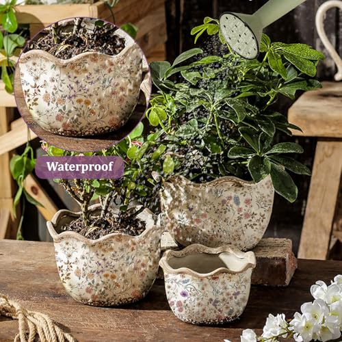 WANDIC 3 Sheets Rub On Transfer Stickers, Flower Pattern Waterproof Decals Furniture Craft Embellishments for DIY Scrapbooking Photo Albums,15 * 30cm - color: Small Flower