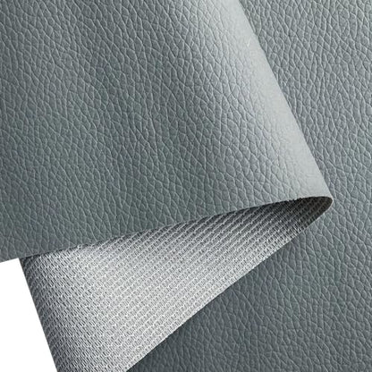 Gray Soft Faux Leather Fabric 0.5mm Pleather Marine Vinyl Fabric for Home Furniture Upholstery Sofa, Car Seat, Sewing Crafts, DIY Handicrafts, 100x160cm - color: Gray