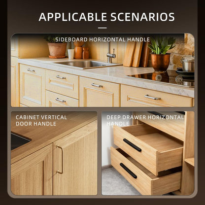 Imbot Cabinet Handle Jig, Drawer Pull Knob Template, Cabinet Hardware Jig - color: Stainless Steel