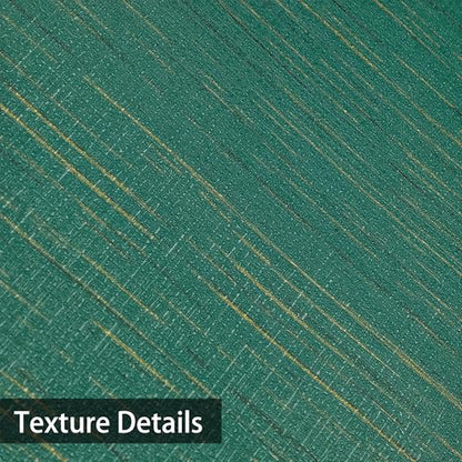 Theper Green Grasscloth Peel and Stick Wallpaper Vintage 15.7"×78.7" - size: 15.7" x 78.7"