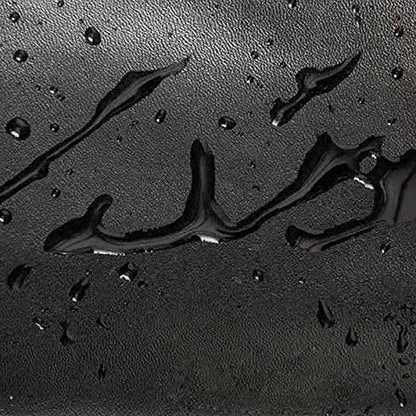 Butarfe Faux Leather 1.0mm Thick Upholstery Leather 2 Yards 54" x 72" Vinyl Leather Fabric By The Yard Soft PU Faux Synthetic Leather Pleather Fabric Black for Sofa Bags Chairs Car Seats DIY Crafts - color: 1.0mm Shiny Surface Black, size: 2 Yards