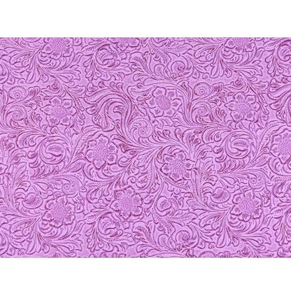 Solid Color Embossed Faux Leather Sheets 12 "x53 (30cm x 135cm) Embossed Texture Leather Fabric, Widely Used in Leather Earrings, Keychains, Sewing DIY Projects ﻿ (Purple) - color: Purple