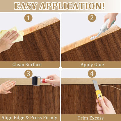 Light Beige Wood Grain Edge Banding, 15/16" x 100ft PVC Edge Banding Tape, 1mm Thick Wood Veneer Edging for Kitchen Cabinets, Closet Shelves & Room Renovations - color: Light Beige, size: 15/16 inch X 100 ft