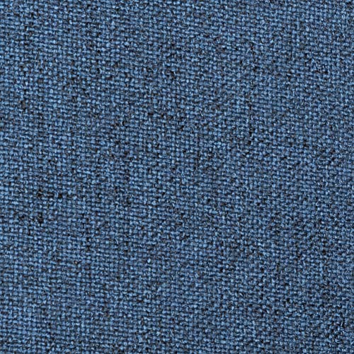 55" Wide Heavy Solid Linen Upholstery Drapery Fabric Farrel Marine by The Yard - color: Blue