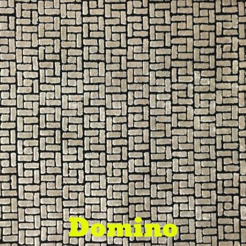 TOP FABRIC, Westfield, Geometric Pattern Burnout Velvet Upholstery Fabric by The Yard Laguna - color: Laguna