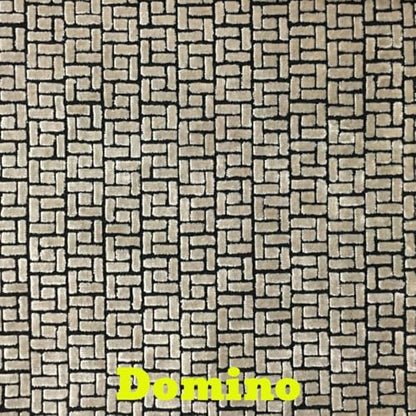 TOP FABRIC, Westfield, Geometric Pattern Burnout Velvet Upholstery Fabric by The Yard Laguna - color: Laguna